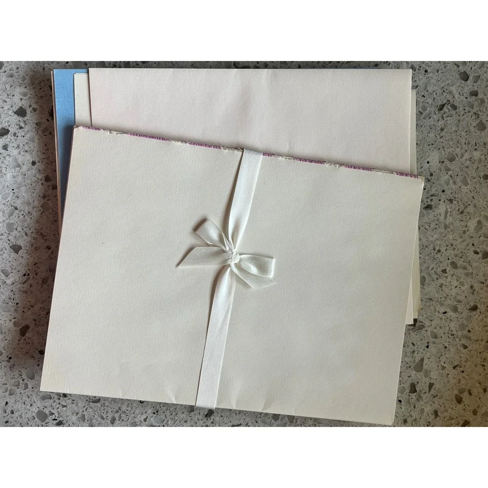 Vintage Hobby Scented Pine Cones Stationery Set Boxed Writing Paper Envelopes